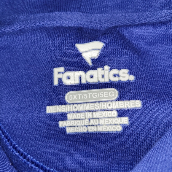 NY Mets Fanatics Baseball Hoodie- Men's Big & Tall Size 5XT NWT - Picture 4 of 5